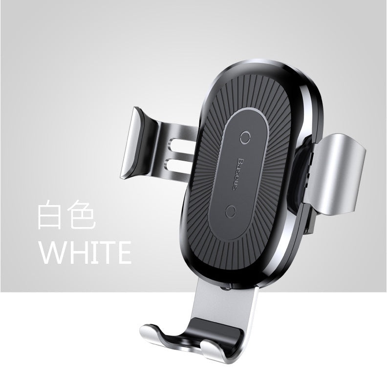 Încărcător Auto Wireless cu Suport Gravitațional – 2 în 1, Încărcare Rapidă pentru Mașină