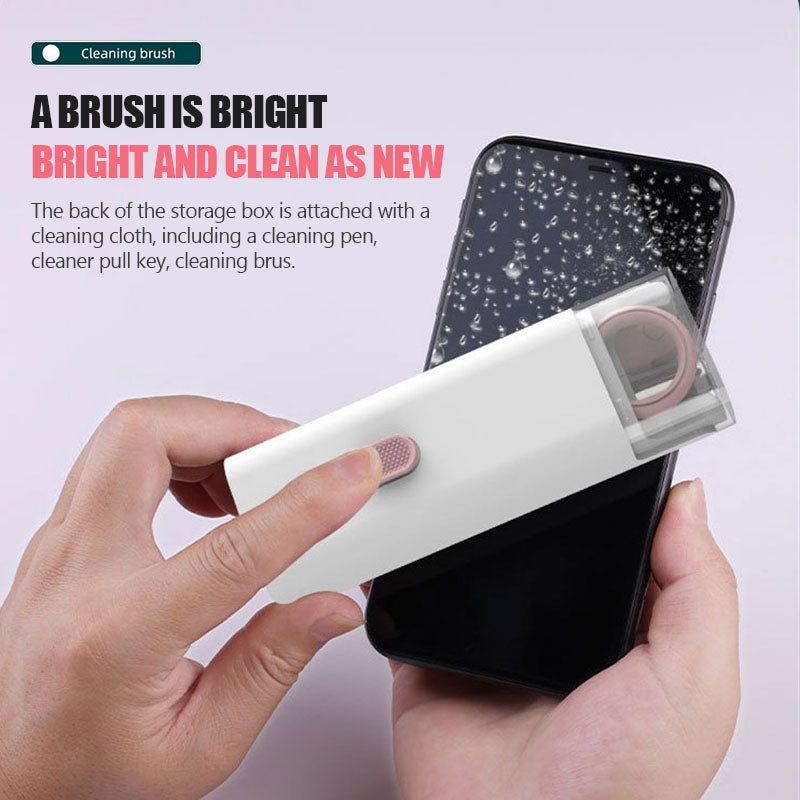 Multifunctional Bluetooth - compatible Headset Cleaning Pen Set Keyboard Cleaner Cleaning Tools Cleaner Keycap Puller Kit - PawTeh