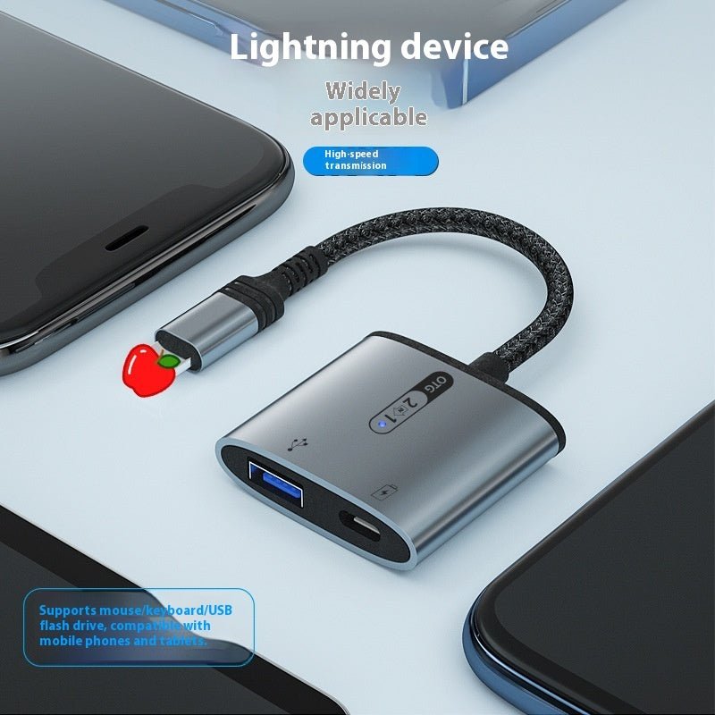 USB Flash Drive + Cablu adaptor pentru încărcare Mouse & Tastatură - PawTeh