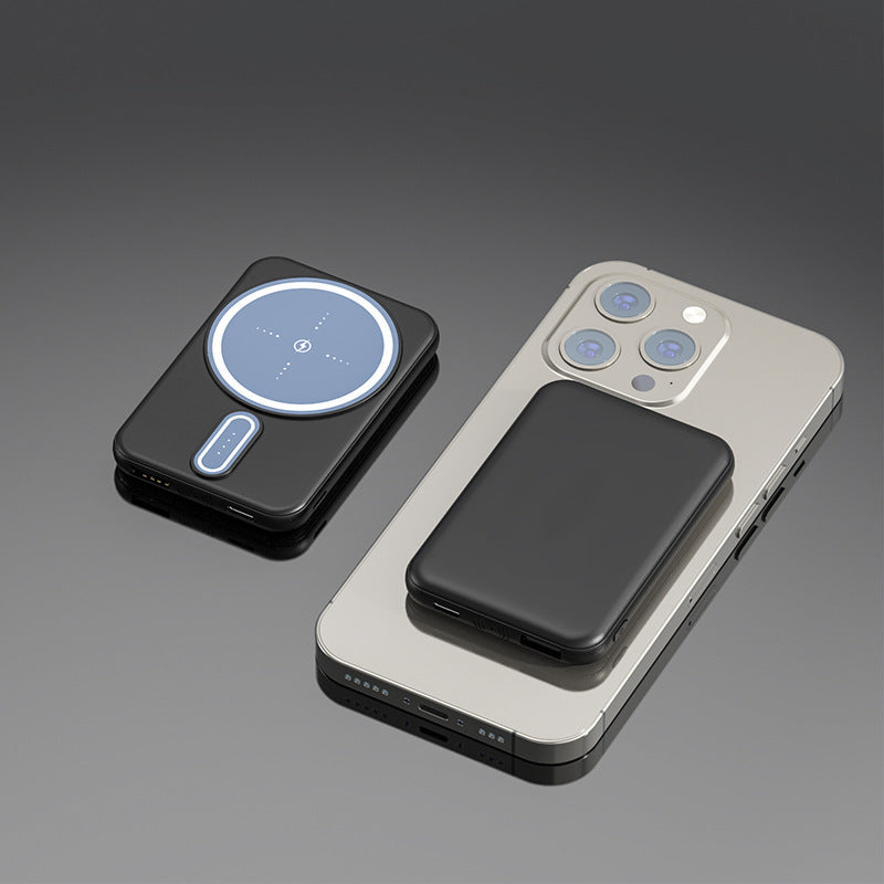 Bancă de Încărcare Magnetică Wireless 5000mAh