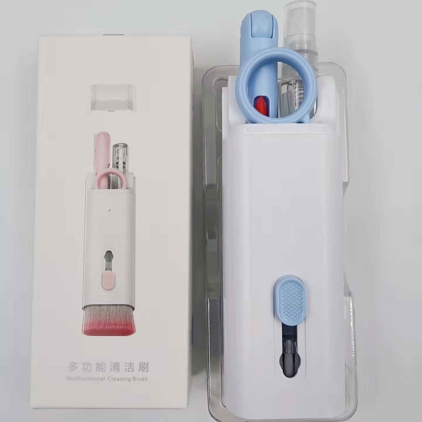 Multifunctional Bluetooth - compatible Headset Cleaning Pen Set Keyboard Cleaner Cleaning Tools Cleaner Keycap Puller Kit - PawTeh