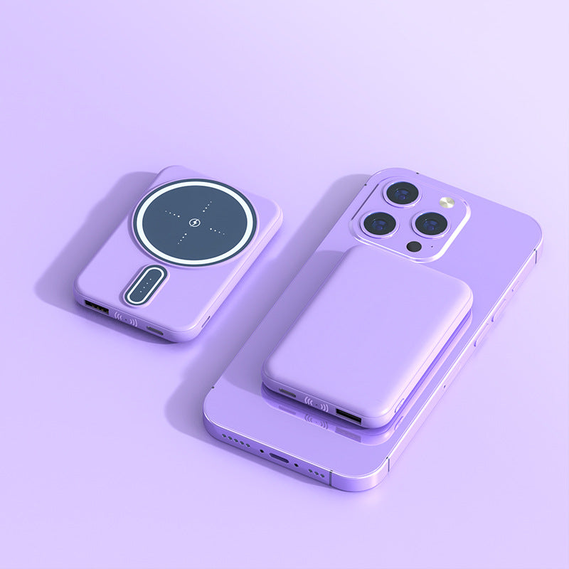 Bancă de Încărcare Magnetică Wireless 5000mAh