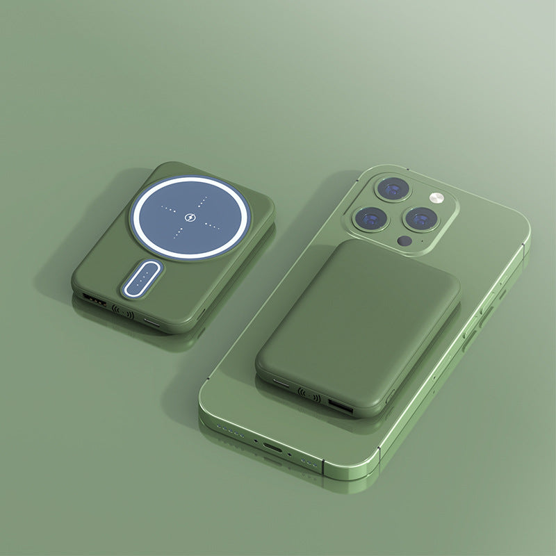 Bancă de Încărcare Magnetică Wireless 5000mAh